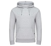 riverso - Sudadera con Capucha para Hombre RIVTheo con Bolsillos de Canguro, Corte Regular de un Solo Color, algodón, Gris, marrón, Verde, Rojo, Azul, Negro Melange Standard 1 (23200) XXL