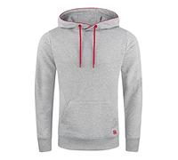 riverso - Sudadera con Capucha para Hombre RIVTheo con Bolsillos de Canguro, Corte Regular de un Solo Color, algodón, Gris, marrón, Verde, Rojo, Azul, Negro