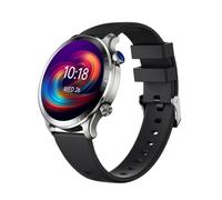 RIVERSONG smartwatch hombre mujer banda deportiva con motivos 9 Pro, Amoled 1,43", 466 x 466 px, Bluetooth, control de música, podómetro, etc. IP68, 100 modos de deporte, gris