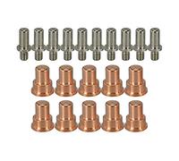 RIVERWELD 742.0083 Punta de plasma y electrodo de plasma 742.0016 Compatible con binzel PSB31KK Antorcha de corte de plasma binzel PSB31KK 20 piezas