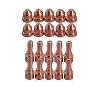 RIVERWELD C1516 Electrodo de plasma HF&C1290 punta de la boquilla Cebora CP-40 antorcha de plasma, 20pcs