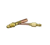 RIVERWELD Cables y conector de cable separado de gas (agua) para soplete de soldadura TIG (3/8" -24UNF WP17) 1 pieza
