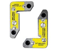 RIVERWELD Cuadrados de esquina magnética Fuerte potente accesorios de soldadura Magnet 90 ° Angulgo de ajuste de ángulo recto Herramienta máxima Fuerza de extracción 25 lbs 2pk