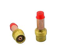 RIVERWELD Cuerpo de collet para lente de gas TIG 45V26 de 2.4mm compatible con las antorchas de soldadura TIG DB SR WP 17 18 26 Incluye 2 piezas