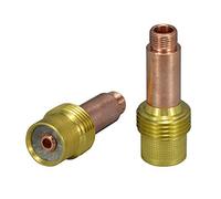RIVERWELD Cuerpo de pinzas para lentes de gas TIG 45V27 (3,2 mm) compatible con DB SR WP 17 18 26 Antorcha de soldadura TIG 2 unidades