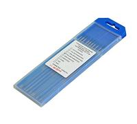 RIVERWELD Electrodo de tungsteno para soldadura TIG 2% lantano WL20 puntas azul cielo 1,6 x 150 mm paquete de 10