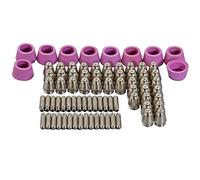 RIVERWELD SG-55 AG-60 WSD-60 Boquilla de punta de electrodo de plasma 0.9 mm de 40 mm Cut-60 LGK-60 Plasma Cutter 80pcs