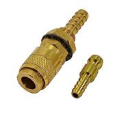 RIVERWELD Soldadura TIG Gas y Agua conector rápido Montaje de conector de la manguera 1 Conjunto oro