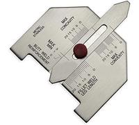 RIVERWELD Tamaño automático Calibre de soldadura Para Calibración precisa de soldaduras tipo filete Cheques Refuerzo de la garganta El tamaño de la pierna de la métrica del filete