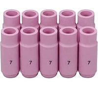 RIVERWELD tig alúmina boquillas escudo de cerámica copa No.7 10n47 orificio ajuste db pta sr wp 17 18 26 tig de soldadura 10pk