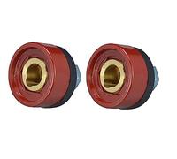 RIVERWELD TIG Cable de soldadura Conector de panel Enchufe Dinse Dinze Montaje rápido 315 Amp DKZ35-50 2pk