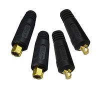 RIVERWELD TIG Cable de soldadura Panel Conector Enchufe DKJ10-25 y EDKL10-25 200Amp Dinse Ajuste rápido 4 Uds