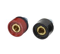 RIVERWELD TIG Cable de soldadura Panel Conector Enchufe DKZ10-25 200Amp Dinse Ajuste rápido 2 uds