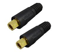RIVERWELD TIG Cable de soldadura Panel Conector Enchufe EDKL35-50 300Amp Dinse Montaje rápido 2pk