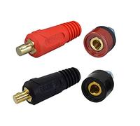 RIVERWELD TIG Cable de soldadura Panel Conector-Enchufe y zócalo Dinse Dinze Quick Fit 315Amp (DKJ35-50 & DKZ35-50)