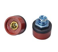 RIVERWELD TIG Cable de soldadura Panel Socket ROJO DKZ10-25 Dinse Montaje rápido 2 piezas