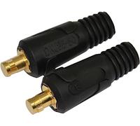 RIVERWELD TIG Conector de panel de cable de soldadura enchufe y enchufe Dinse Dinze ajuste rápido 315 Amp DKJ35-50 2 unidades