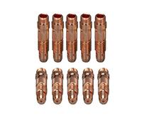 RIVERWELD TIG Cuerpos de pinza 10N31 1,6 mm Compatible con antorcha de soldadura TIG WP 17 18 26 10 unidades