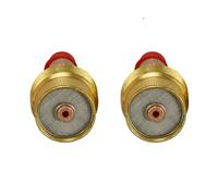 RIVERWELD Tig Gas Lens Collet Codies Gran diámetro 45V64S 2.4 mm Orificio Fit SR WP 9 20 25 25 TIG Torch de soldadura 2pk