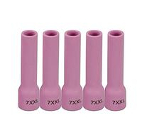 RIVERWELD TIG Lente de gas Boquilla de alúmina Copas de cerámica Largas 53N61XL No.7XXL D11.0 x 76mm Ajuste DB WP SR 9 20 25 Antorcha de soldadura TIG 5pk