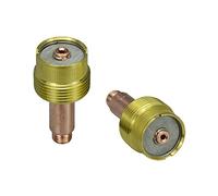 RIVERWELD TIG Lente de gas Cuerpo de pinza 45V64 2,4 mm Diámetro grande Jumbo Fit SR WP 17 18 26 Antorcha de soldadura TIG 2 unidades