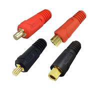 RIVERWELD TIG - Par de conectores rápidos para soldadura estilo Dinse, 315 Amp (#4-#1) 35-50 SQ-MM DKJ35-50 y EDKL35-50, paquete de 4