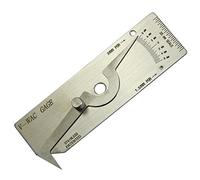 RIVERWELD V-WAC Medidor de soldadura simple Medidor de roscas Comprobación de socavaduras Altura de la corona Porosidad Fosas Inspección Métrico