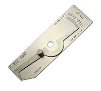 RIVERWELD V-WAC Medidor de soldadura simple Medidor de roscas Comprobaciones Socavado Altura de corona Porosidad Hoyos Inspección Pulgada