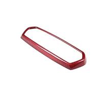 Rivestimento pannello console centrale Para Lamborghini Para URUS 2018-2021 Marco Salida Aire Acondicionado Asiento Trasero Cubierta Fibra Carbono Real Modificación Interior Coche(Carbon Fiber Red)