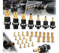 Rivet Nut Tool Kit, Rivet Set Electric Drill Operated, 6/7 Rivet Nut Pliers and 60/70 Press-in Nuts Kit, Carbon Steel Rivet Nuts Tool Set M3-M12 for Automotive Repair, Sheet Metal, Pipes,Auto (M3~M12)