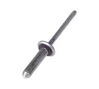 Fischer Remaches de aluminio ALG 5,2 x 20 mm con junta EPDM para chapa (200 unidades)
