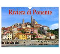Riviera di Ponente (Wandkalender 2026 DIN A4 quer), CALVENDO Monatskalender: Italienische Riviera - Von Genua bis San Remo