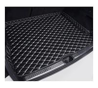 RIVILA Coche Alfombrillas Maletero Cuero para Hyundai Tucson 2021-2023, Antideslizante Estera del Coche Maletero Trasero Alfombra Protectora Alfombrilla para Maletero Accesorios,Black-Beige