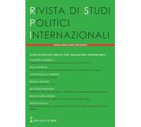 Rivista di studi politici internazionali (2025) (Vol. 2)