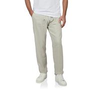 RIVMarco Pantalones de lino largos para hombre, corte regular, pantalón de verano, ocio, monocolor, blanco, beige, oliva, azul, negro, S, M, L, XL, XXL, 3XL, 4XL, 5XL