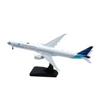 RIVPAHGQ Maqueta Realista de Avión Avión Aleación Fundido A Presión De 18 Cm A Escala 1/400 para Garuda Air B777-300ER PK-GIJ Aeronave con Gran Nivel De Detalle Avión Modelo prefabricado