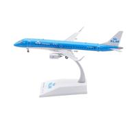 RIVPAHGQ Maqueta Realista de Avión Avión Comercial De Simulación De Boutique De 18 Cm, Escala 1/200, Modelo De Avión De Aleación For KLM ERJ-190STD PH-EZU. Avión Modelo prefabricado
