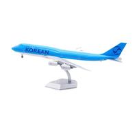 RIVPAHGQ Maqueta Realista de Avión Exquisita Exhibición De 38 Cm Avión A Escala 1:200 For Korean Air B747-8I HL7638 Modelo De Avión De Aleación Fundida A Presión Avión Modelo prefabricado(Standard)