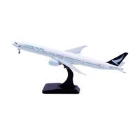 RIVPAHGQ Maqueta Realista de Avión Flaps De 18 Cm For Cathay Pacific B777-300ER NC B-KQT, Modelo De Avión De Metal En Miniatura A Escala 1:400 con Base Avión Modelo prefabricado