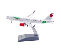 RIVPAHGQ Maqueta Realista de Avión Hermosos Modelos De Aviones A Escala 1/200 De 18 Cm For Viva Airlines For Airbus A320 XA-VIH, Aviones De Exhibición De Aviación. Avión Modelo prefabricado