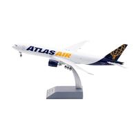 RIVPAHGQ Maqueta Realista de Avión Kit De Modelo De Avión For Atlas Air De 31 Cm Escala 1/200 For Boeing B777F N703GT Modelo Avión Fundido A Presión A Gran Escala. Avión Modelo prefabricado