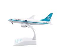 RIVPAHGQ Maqueta Realista de Avión Luxair De 15 Cm For Boeing B737-500 LX-LGO 1:200, Modelo De Avión Fundido A Presión, Acabado De Aleación, For Exhibición. Avión Modelo prefabricado