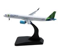 RIVPAHGQ Maqueta Realista de Avión Maqueta De Avión De 11 Cm A Escala 1/400, Muy Detallada, para Vietnam Bamboo Airways A321NEO VN-A589. Miniatura De Avión. Avión Modelo prefabricado