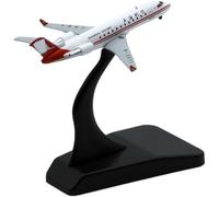 RIVPAHGQ Maqueta Realista de Avión Maqueta De Avión De 6 Cm A Escala 1/400 Muy Detallada Avión En Miniatura CRJ-200ER B-3011 para Shanghai Airlines. Avión Modelo prefabricado