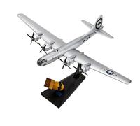 RIVPAHGQ Maqueta Realista de Avión Modelo A Escala 1:144 De 21 Cm Bombardero B-29 Superfortress De La Segunda Guerra Mundial For Hiroshima Y Nagasaki B-29. Avión Modelo prefabricado(Fat Yellow Man)