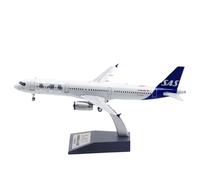 RIVPAHGQ Maqueta Realista de Avión Modelo Avión De 22 Cm A Escala 1/200 Muy Detallado para Scandinavian Airlines A321 OY-KBH, Avión Miniatura Fundido A Presión Avión Modelo prefabricado