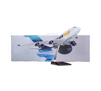 RIVPAHGQ Maqueta Realista de Avión Modelo De Avión B747 De 47 Cm, Escala 1:150, Atlas Air, For Boeing 747, Modelo De Avión De Carga De Aviación Civil. Avión Modelo prefabricado