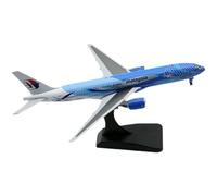 RIVPAHGQ Maqueta Realista de Avión Modelo De Avión Comercial De Alta Precisión, Escala 1/400, De 15 Cm, Avión Coleccionable para Malaysia B777-200ER 9M-MRD. Avión Modelo prefabricado