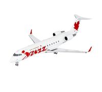 RIVPAHGQ Maqueta Realista de Avión Modelo De Avión Comercial For Air Canada Jazz CRJ-200ER C-GJZJ, Escala 1:200, 13 Cm, con Soporte For Exhibición. Avión Modelo prefabricado