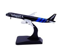 RIVPAHGQ Maqueta Realista de Avión Modelo De Avión De Exhibición Estática For AirAsia A321-200P2F 9M-TLA De 13 Cm, Escala 1:400, For Coleccionistas De Vuelos. Avión Modelo prefabricado